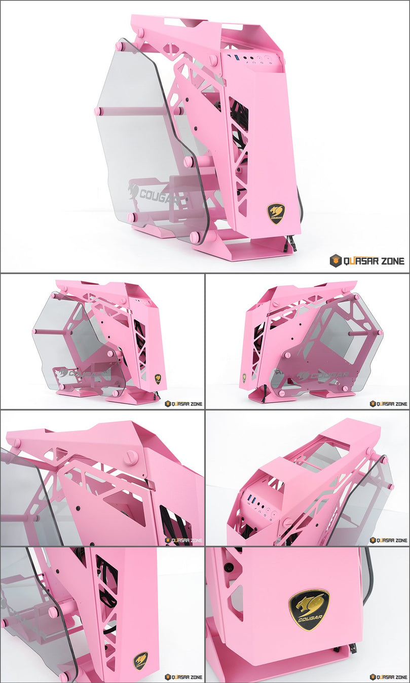 COUGAR CONQUER MINI PINK EDITION GAMING CASE