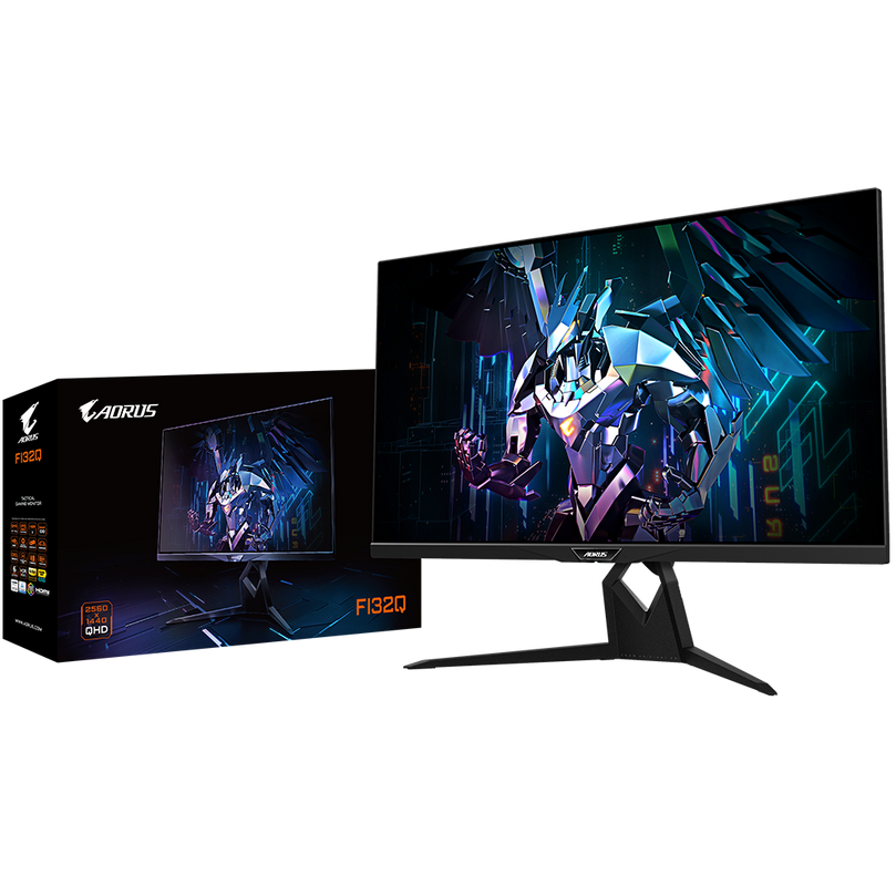 GIGABYTE AORUS GP-FI32Q-AP 31.5" CURVED IPS 165HZ 2560X1440 HDR400 HDMI DP VESA GAMING MONITOR