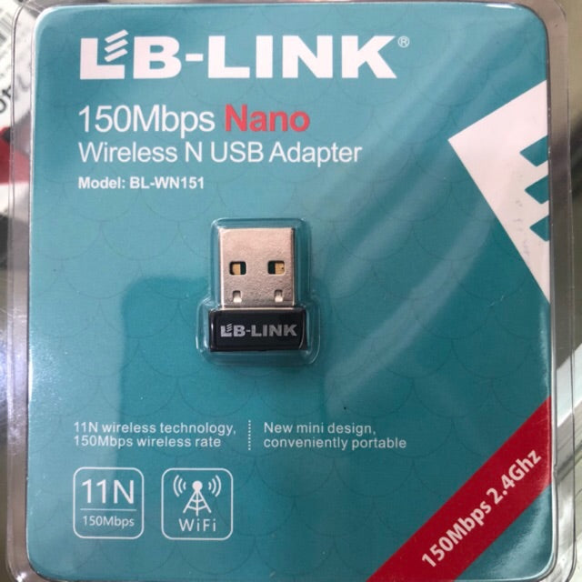 LB-LINK WIFI ADAPTOR 150MBPS NANO BL-WN151