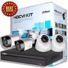 DAHUA DH-KIT CVI2MP2B2T-I 4 CHANNEL 1080 2MP HDCVI KIT SECURITY SYSTEM CCTV CAMERA