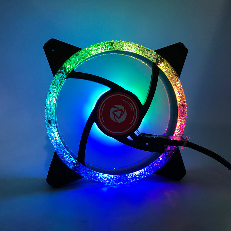 INPLAY M35 DIAMOND RGB 12CM,1200RPM 12DCV COOLING FAN