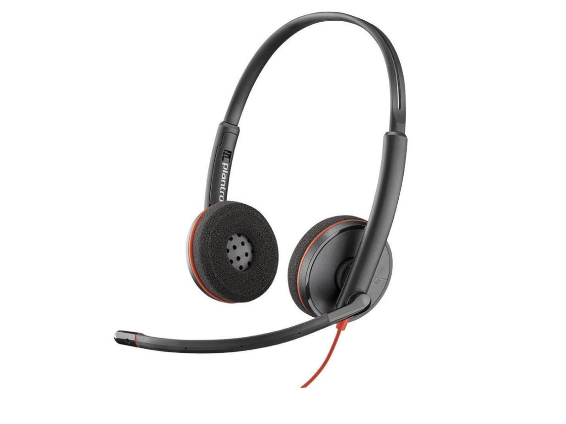 POLY BLACKWIRE C3220 USB-C/A HEADSET, ON-EAR MONO HEADSET