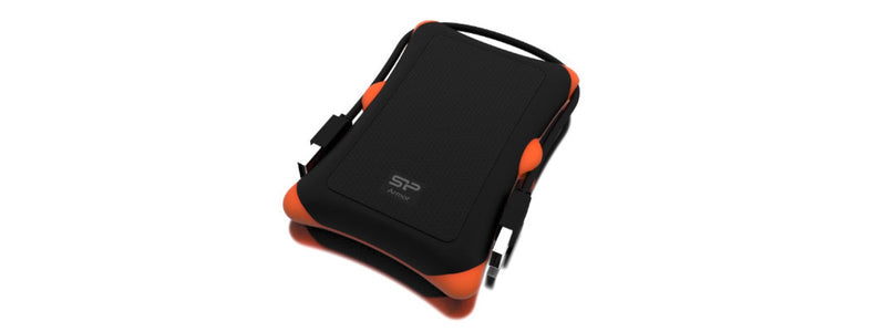 SILICON POWER 1TB A30 SHOCKPROOF ARMOR BLACK EXTERNAL HARD DRIVE
