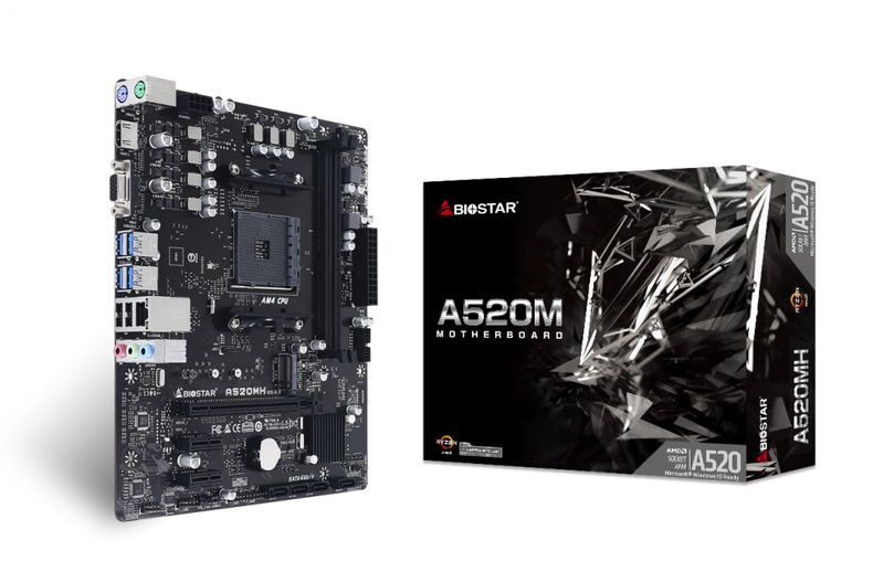 BIOSTAR A520MHP AM4 MOTHERBOARD