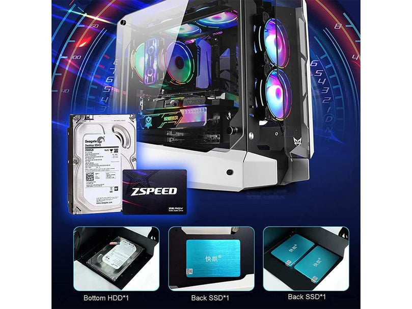 DAREU ARK CS-8855 WHITE GAMING CASE