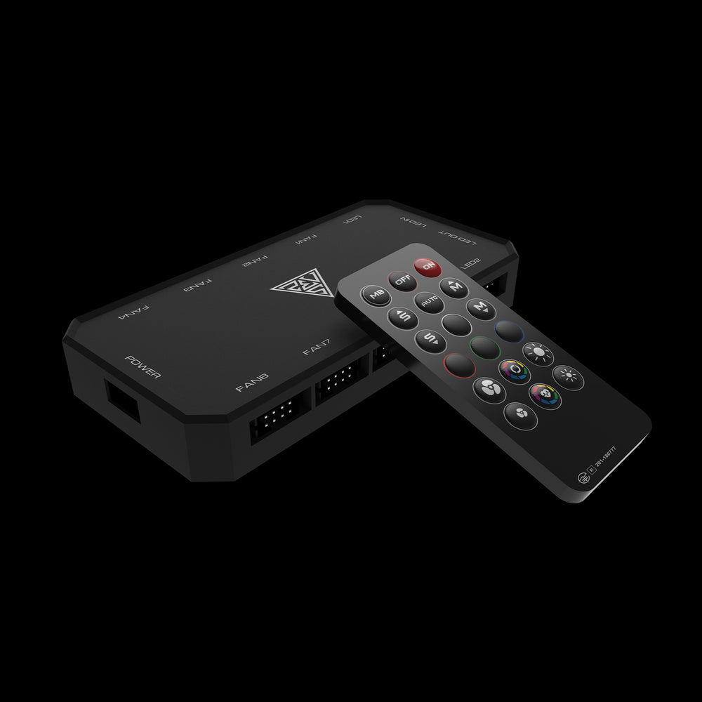 GAMDIAS AEOLUS M2 1205R WITH REMOTE RGB FANS