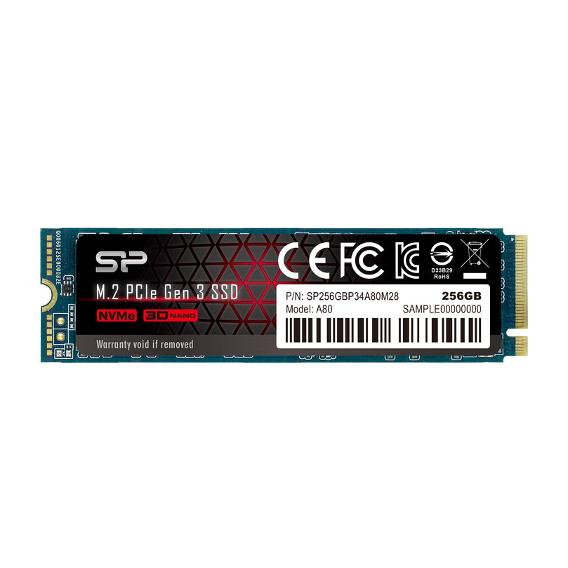 SILICON POWER 256GB - NVME M.2 2280 PCIE GEN3 SSD