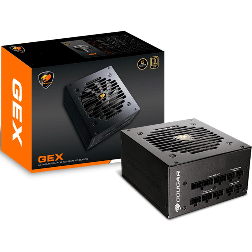 COUGAR GEX 750W | 80+ GOLD | FULL-MODULAR | FLAT CABLES | APFC | GAMING POWER SUPPLY