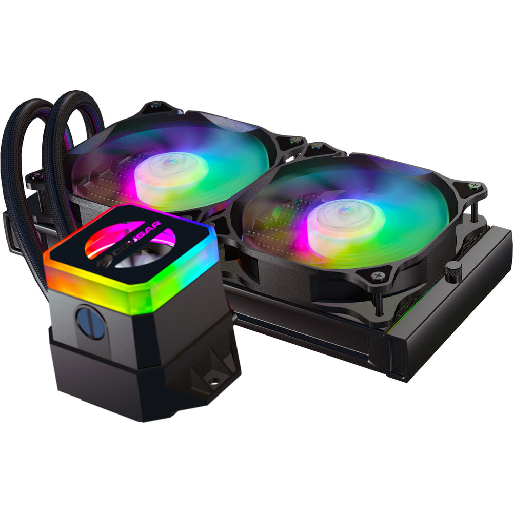 COUGAR HELOR 240 AIO RGB 240MM RGB CORE BOX REMOTE CPU LIQUID COOLER