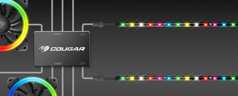 COUGAR SUPERIOR RGB LED STRIP SET FOR COMPUTER CASE