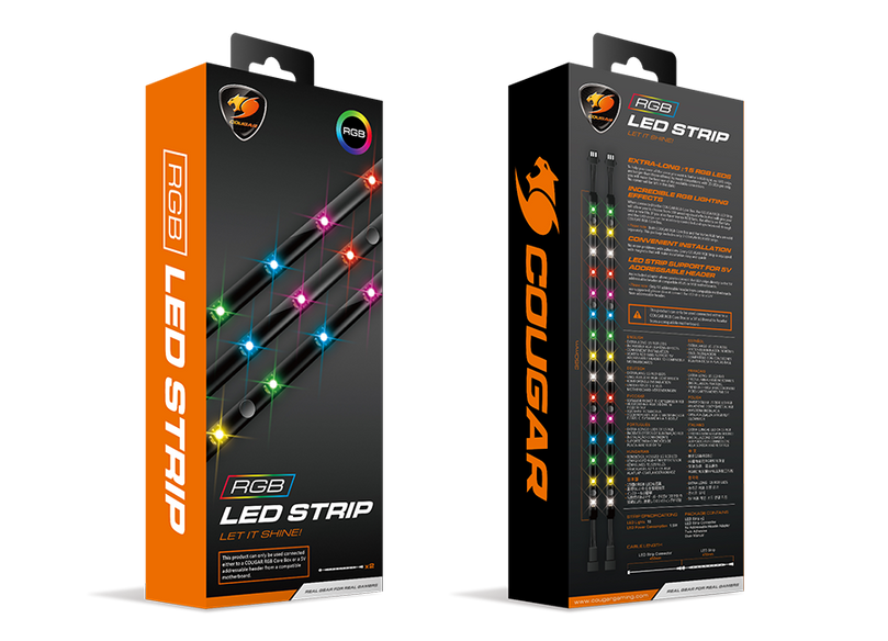 COUGAR SUPERIOR RGB LED STRIP SET FOR COMPUTER CASE