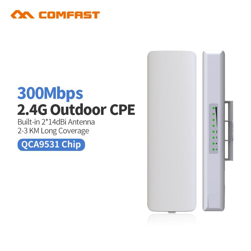COMFAST CF-E314N V2 300MBPS WIRELESS OUTDOOR CPE BRIDGE SIGNAL BOOSTER WIFI EXTENDER