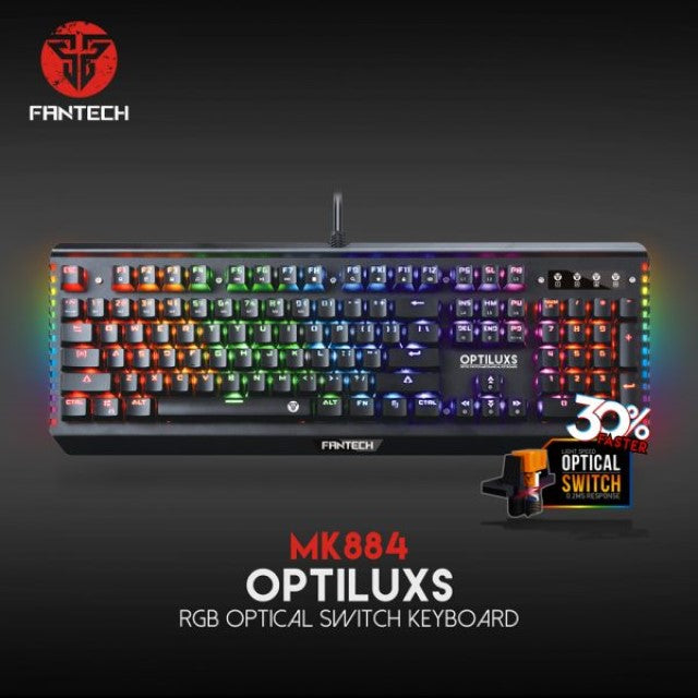 FANTECH MK884 OPTILUXS RGB KEYBOARD