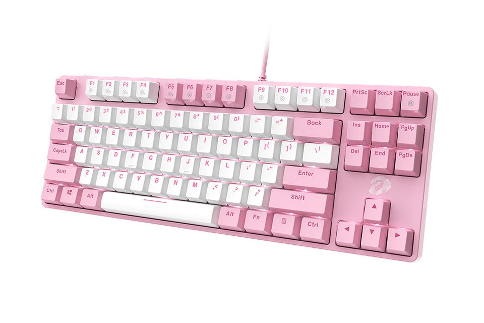 DAREU EK87 GLORY 87-KEY WIRED PINK MECHANICAL KEYBOARD