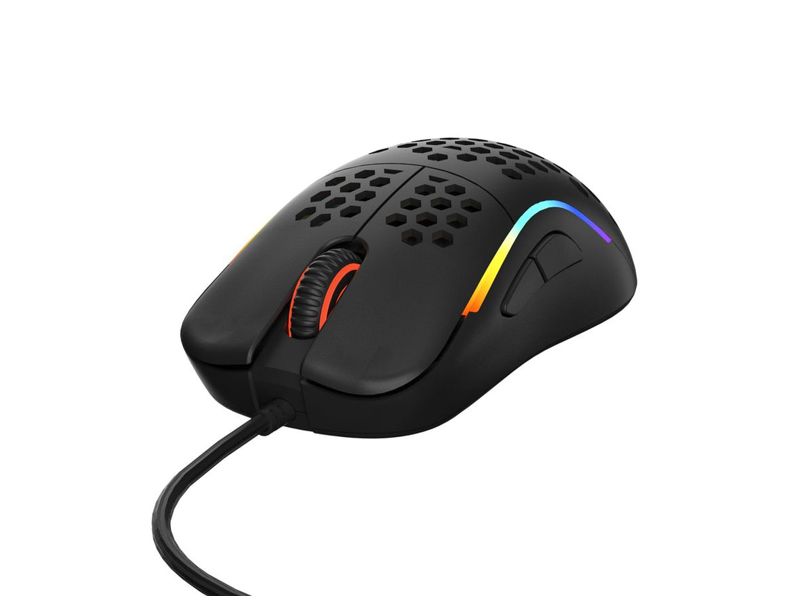 HK GAMING NAOS M ULTRA LIGHTWEIGHT HONEYCOMB SHELL AMBIDEXTROUS MOUSE