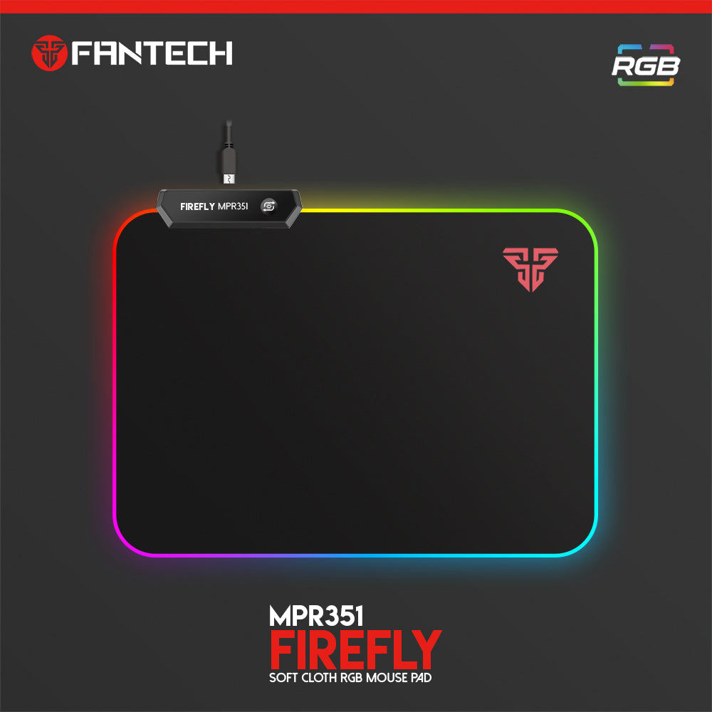 FANTECH MPR351 FIREFLY RGB MOUSEPAD