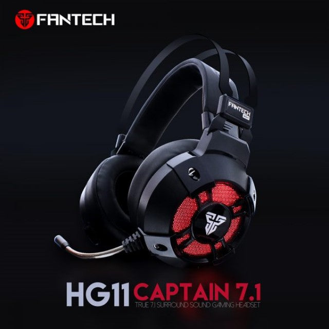 FANTECH HG11 CAPTAIN BLACK 7.1 HEADSET