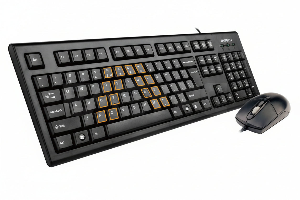 A4TECH PS2 TYPE KEYBOARD AND MOUSE