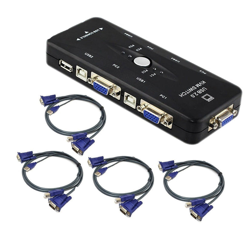 KVM SWITCH 4PORT