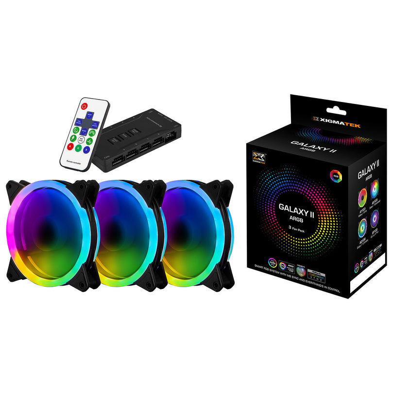 XIGMATEK GALAXY II ELITE 3 FAN PACK