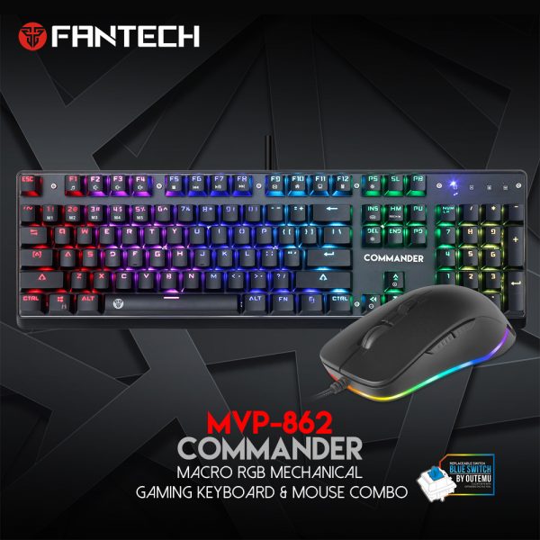 FANTECH MVP-862 COMMANDER MECHANICAL KEYBOARD