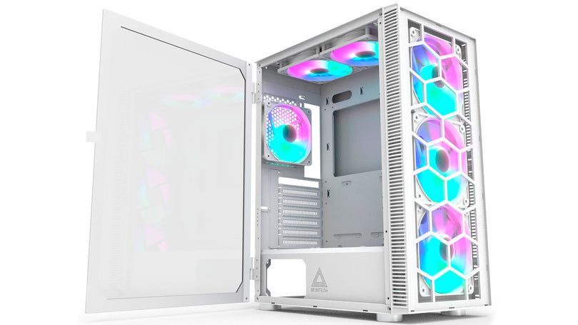 MONTECH X3 MESH 3 X 140MM OR 3 X 120MM RGB LIGHTING FANS ATX MID GAMING CASE