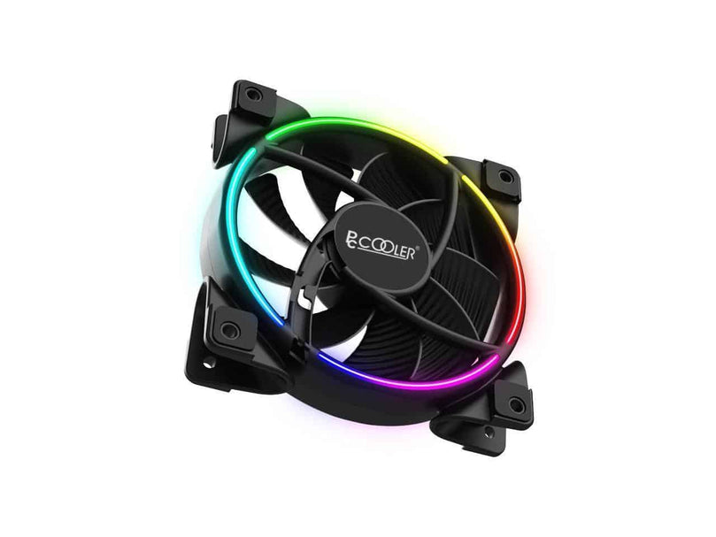 PC COOLER CORONA FRGB 5IN1 KIT WITH RGB CONTROLLER CASE FAN
