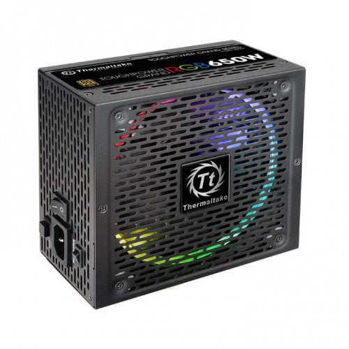 THERMALTAKE TOUGHPOWER GRAND RGB 650W SMART ZERO FAN 80 PLUS GOLD CERTIFIED FULL MODULAR POWER SUPPLY