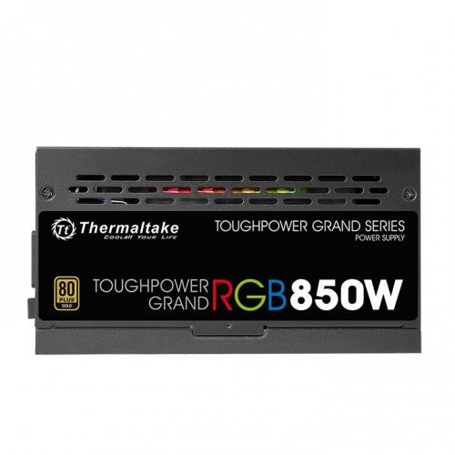 THERMALTAKE TOUGHPOWER GRAND RGB 850W SMART ZERO FAN 80 PLUS GOLD CERTIFIED FULL MODULAR POWER SUPPLY