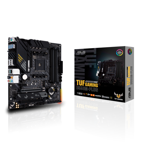 ASUS TUF AMD B550M-PLUS (RYZEN AM4) MICRO ATX GAMING MOTHERBOARD