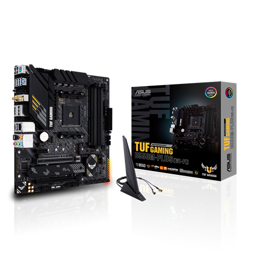 ASUS TUF GAMING B550M-PLUS (WI-FI) AMD MICRO ATX GAMING MOTHERBOARD