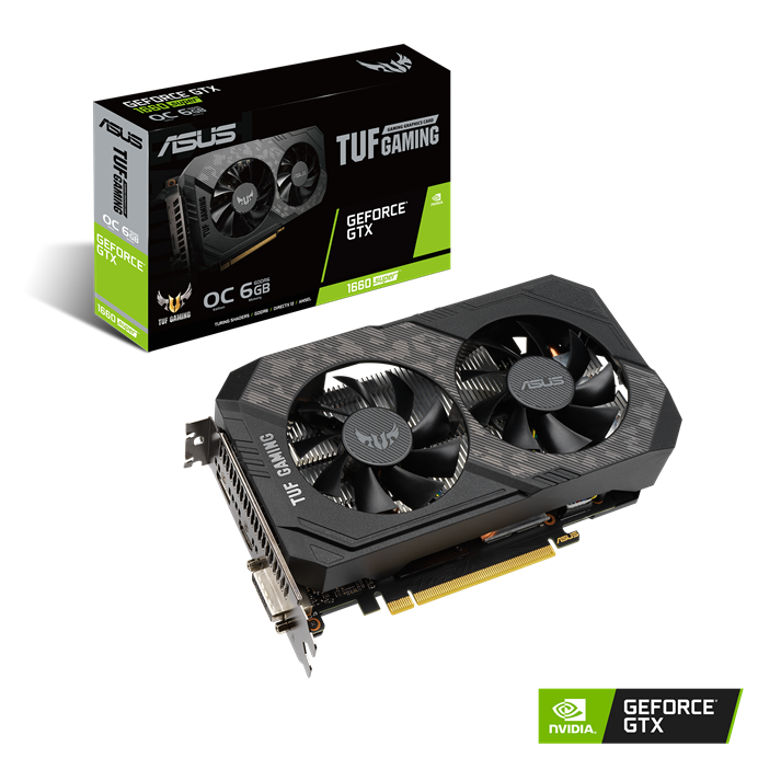 ASUS TUF GAMING GEFORCE GTX 1660 SUPER OVERCLOCKED 6GB GRAPHICS CARD