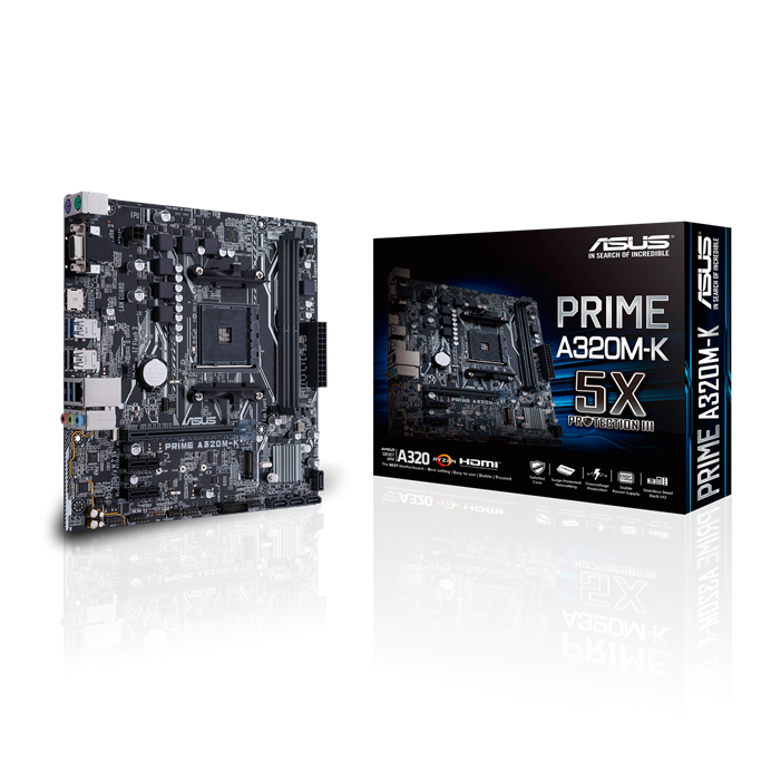 ASUS PRIME A320M-K AMD MOTHERBOARD