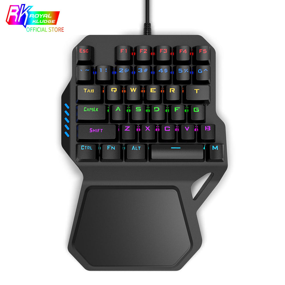ROYAL KLUDGE B30 ONE-HANDED MECHANICAL GAMING KEYBOARD