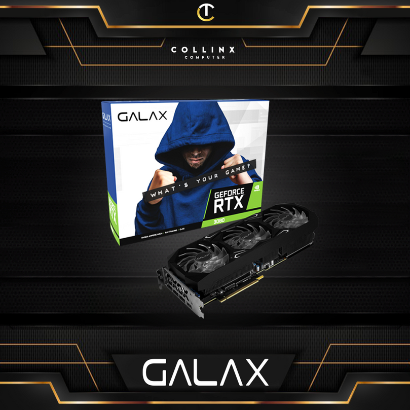 GALAX RTX 3080 A26S BLACK GF SG LHR 10GB GDDR6X 320BIT GRAPHICS CARD