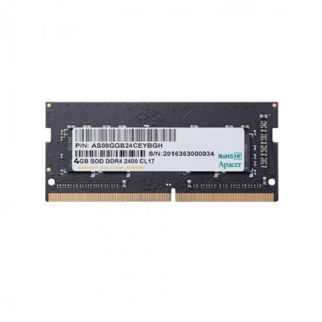 APACER 4GB 2400MHZ DDR4 SODIMM LAPTOP MEMORY