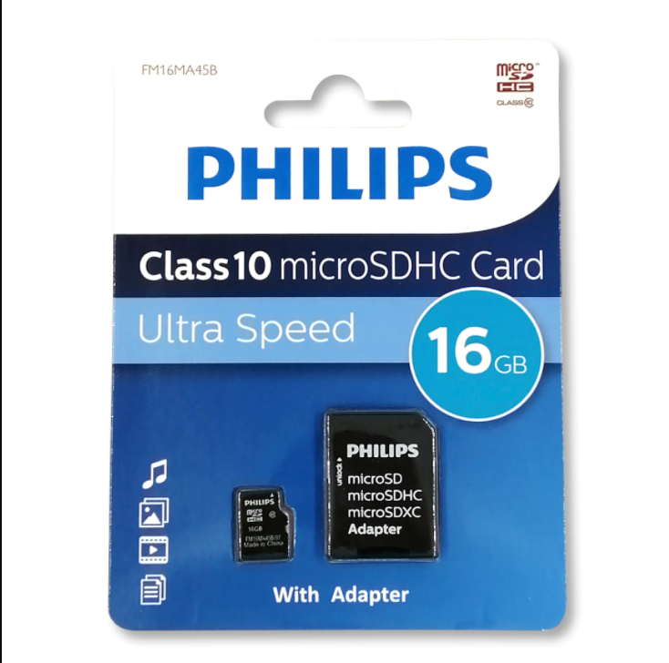 PHILIPS MICRO SD CARD C-10 16GB
