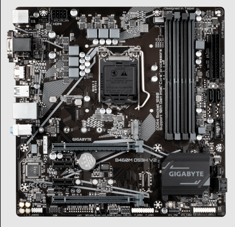GIGABYTE B460M DS3H V2 MOTHERBOARD