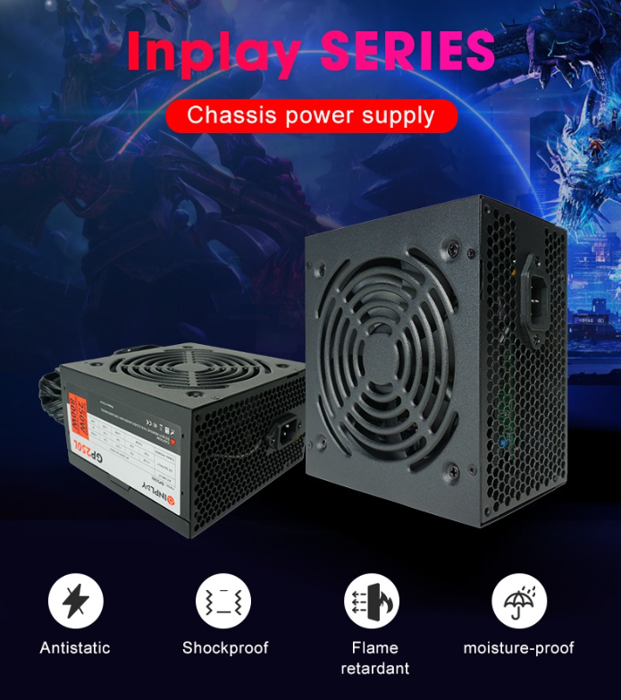 INPLAY GP250L ATX 800WATTS POWER SUPPLY