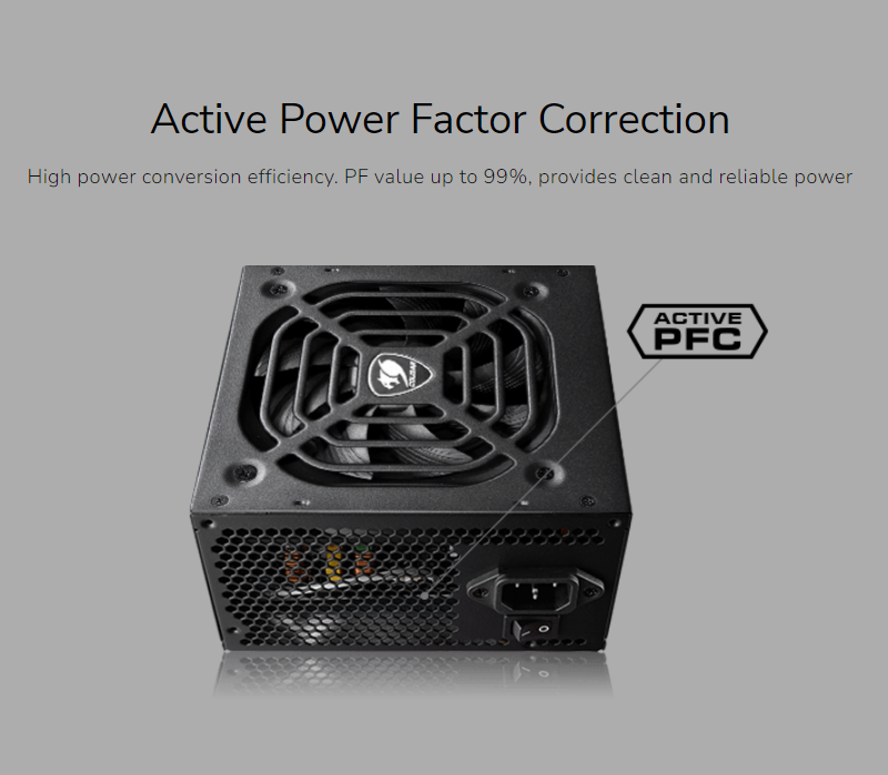 COUGAR XTC 600W NON MODULAR 80+ CERTIFIED POWER SUPPLY