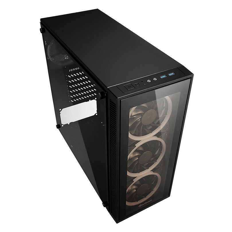 SHARKOON TG4 RGB ATX TG MID TOWER CASE (4X120MM RGB)