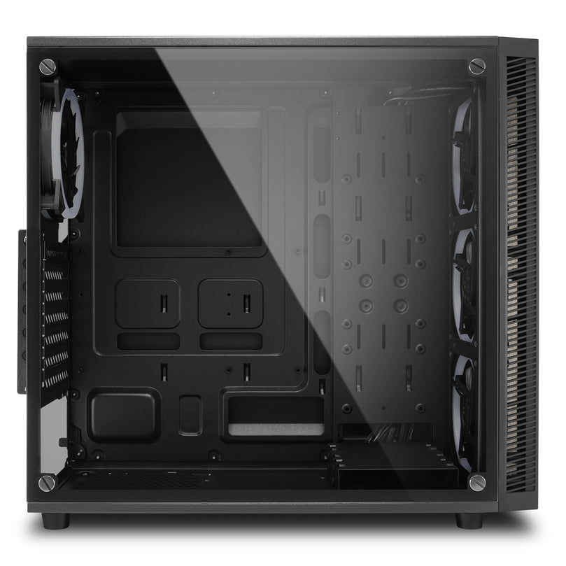 SHARKOON TG4 RGB ATX TG MID TOWER CASE (4X120MM RGB)