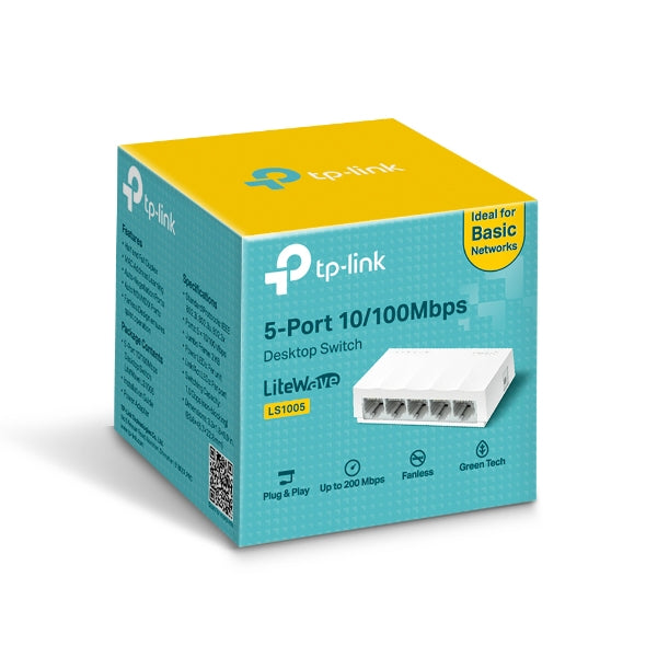 TP-LINK 5 PORT 100MBPS SWITCH HUB