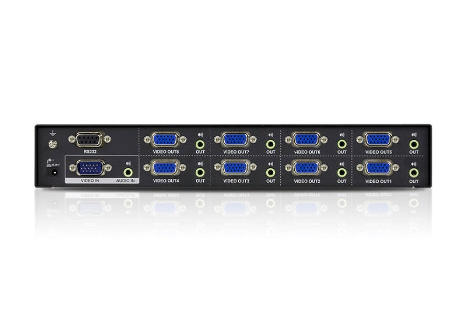 8 PORT VGA VIDEO SPLITTER