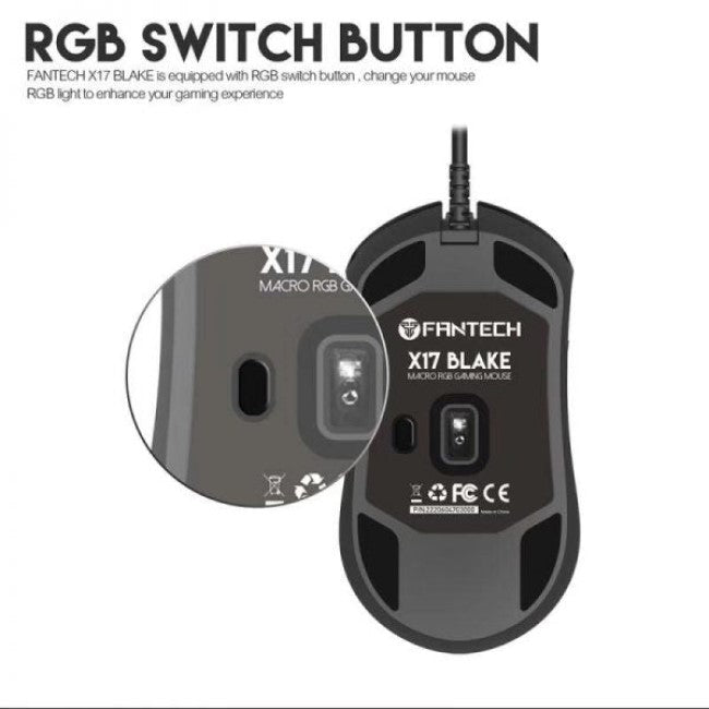 FANTECH X17 BLAKE WIRED MOUSE