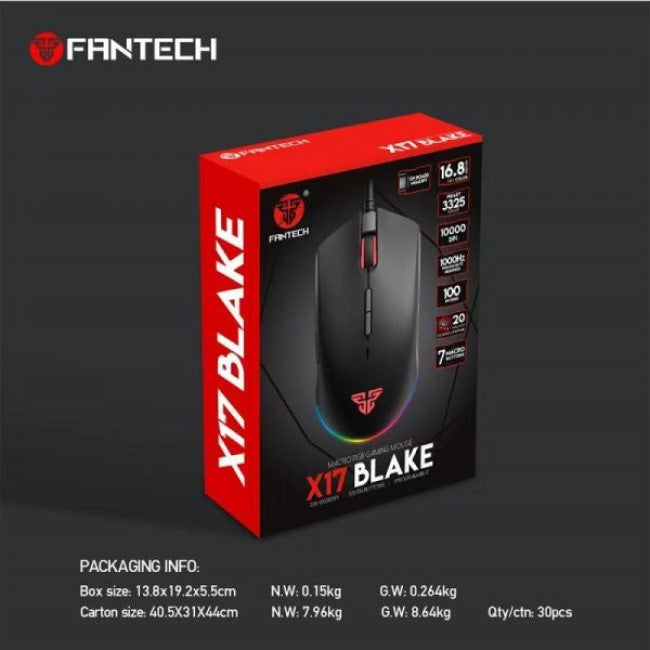 FANTECH X17 BLAKE WIRED MOUSE