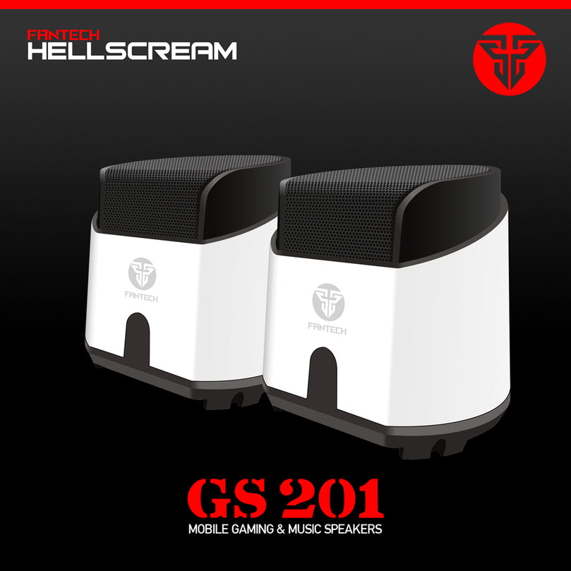 FANTECH GS201 HELLSCREAM WHITE SPEAKER