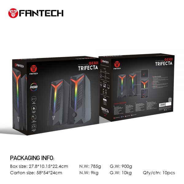 FANTECH GS301 TRIFECTA RGB SPEAKER