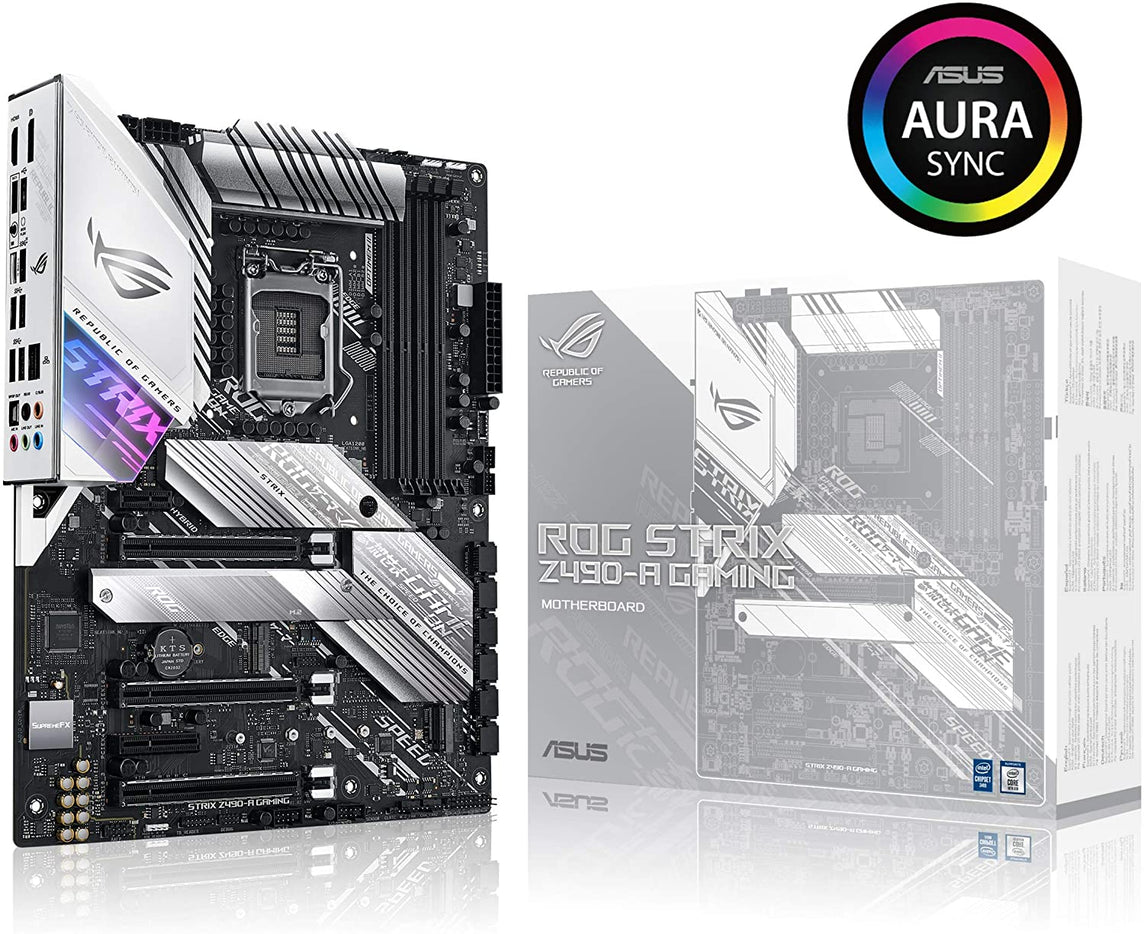 ASUS ROG STRIX Z490-A GAMING Z490 LGA 1200 MOTHERBOARD