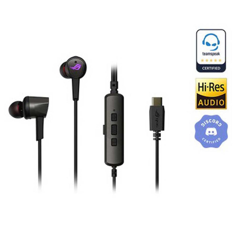 ASUS ROG CETRA IN-EAR GAMING HEADPHONES WITH ACTIVE NOISE CANCELLATION (ANC)